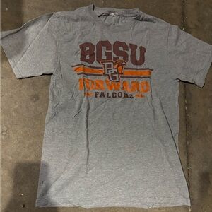 Gray BGSU Falcons T-Shirt